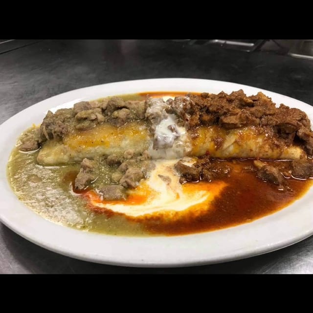 El Valle Pork Burrito.